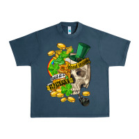 Midnight Navy when you are dead inside but its st.patricks Urban Heavy Tee - FaDigitalArtStudio