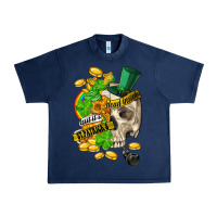 Navy when you are dead inside but its st.patricks Urban Heavy Tee - FaDigitalArtStudio