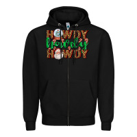 Black howdy howdy howdy Zipper Hoodie - AdoDesignShop