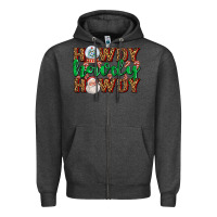 Charcoal Heather howdy howdy howdy Zipper Hoodie - AdoDesignShop