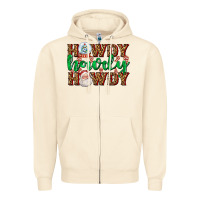 Sandshell howdy howdy howdy Zipper Hoodie - AdoDesignShop