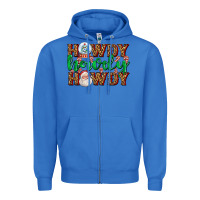 True Royal howdy howdy howdy Zipper Hoodie - AdoDesignShop