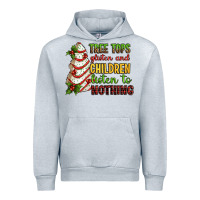 Heather Grey Tree tops glisten and children listen to nothing Urban Hoodie - RanaPortraitStore