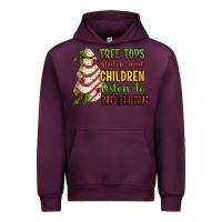 Mauve Wine Tree tops glisten and children listen to nothing Urban Hoodie - RanaPortraitStore