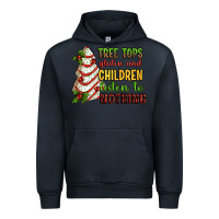 Navy Tree tops glisten and children listen to nothing Urban Hoodie - RanaPortraitStore