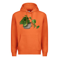 Carrot Philodendron Premium Hoodie - LillyAllenDesigns
