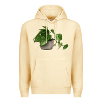 Pina Colada Philodendron Premium Hoodie - LillyAllenDesigns