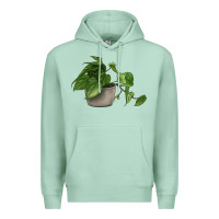 Seafoam Philodendron Premium Hoodie - LillyAllenDesigns