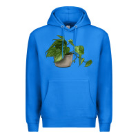 True Royal Philodendron Premium Hoodie - LillyAllenDesigns
