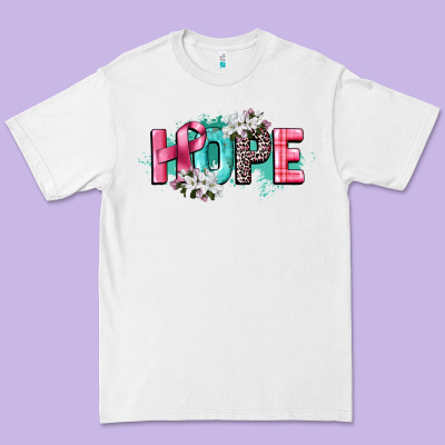 Hope Cancer Awareness Premium Tee Designed By Cowgirlartshop