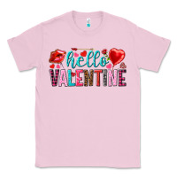 Bubblegum Pink Hello Valentine Classic Tee - HowdyJamesFarm