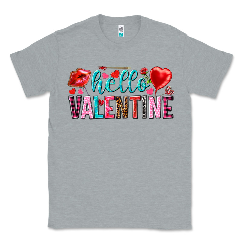 Hello Valentine Classic Tee by HowdyJamesFarm | Teevron