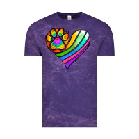 Cloud Purple Pride Heart Vintage Tee - Jasminsmagicworld