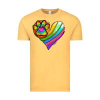Vintage Mustard Pride Heart Vintage Tee - Jasminsmagicworld