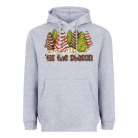 Heather Grey tis the season little debbie tree cakes Heavyweight Hoodie - JahusDesignShop