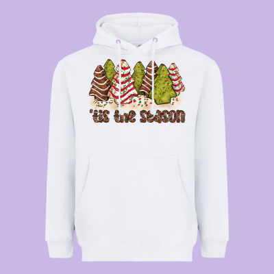 Tis The Season Little Debbie Tree Cakes Heavyweight Hoodie Designed By Jahusdesignshop