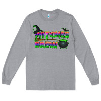Heather Grey witches brew Long Sleeve Tee - BundleAndBundleShop