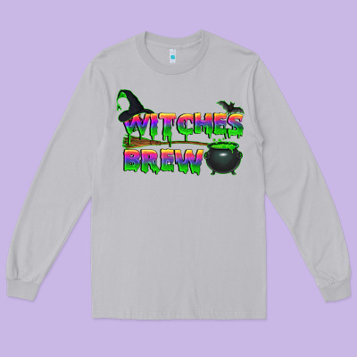 Witches Brew Long Sleeve Tee Designed By Bundleandbundleshop