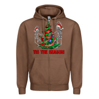 Chestnut tis the season Zipper Hoodie - AdoDesignShop