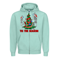 Seafoam tis the season Zipper Hoodie - AdoDesignShop