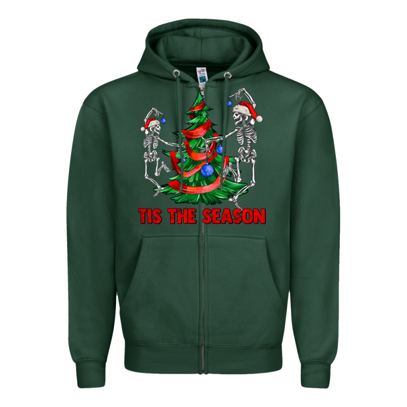 Tis The Season Zipper Hoodie by AdoDesignShop | Teevron