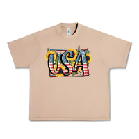 Burro USA 4th of July Urban Heavy Tee - FaDigitalArtStudio