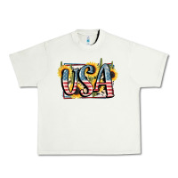 Pistachio USA 4th of July Urban Heavy Tee - FaDigitalArtStudio
