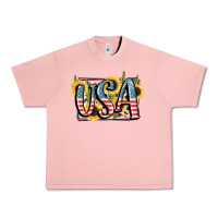 Salmon USA 4th of July Urban Heavy Tee - FaDigitalArtStudio