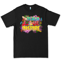 Black teach love inspire Premium Tee - CowGirlArtShop