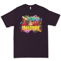 Plum teach love inspire Premium Tee - CowGirlArtShop