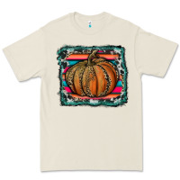 Bone leopard pumpkin with serape background Premium Tee - RanaPortraitStore