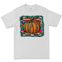 Dove Grey leopard pumpkin with serape background Premium Tee - RanaPortraitStore