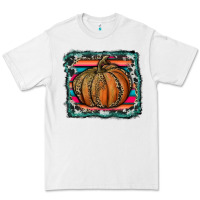 White leopard pumpkin with serape background Premium Tee - RanaPortraitStore