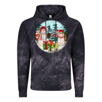 Cloud Black Christmas snowman Vintage Hoodie - FaDigitalArtStudio