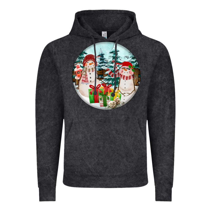 Christmas Snowman Vintage Hoodie by FaDigitalArtStudio | Teevron