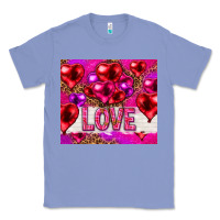 Colony Blue love heart shaped balloons tumbler hjf Classic Tee - HowdyJamesFarm