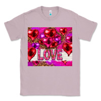 Lilac love heart shaped balloons tumbler hjf Classic Tee - HowdyJamesFarm