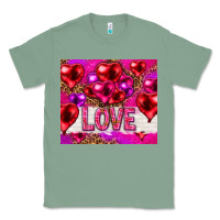 Sage love heart shaped balloons tumbler hjf Classic Tee - HowdyJamesFarm