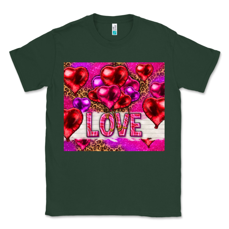 Love Heart Shaped Balloons Tumbler Hjf Classic Tee by HowdyJamesFarm | Teevron