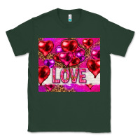 Sports Green love heart shaped balloons tumbler hjf Classic Tee - HowdyJamesFarm