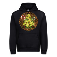 Black Softball Leopard  Christmas Urban Hoodie - RanaPortraitStore