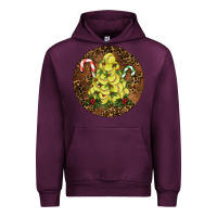 Mauve Wine Softball Leopard  Christmas Urban Hoodie - RanaPortraitStore