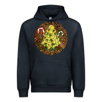 Navy Softball Leopard  Christmas Urban Hoodie - RanaPortraitStore