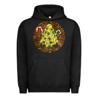 Pigment Black Softball Leopard  Christmas Urban Hoodie - RanaPortraitStore
