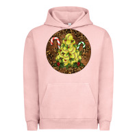 Pigment Salmon Softball Leopard  Christmas Urban Hoodie - RanaPortraitStore