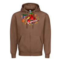 Cowgirl Hat With Gifts And Cookies Zipper Hoodie | Teevron
