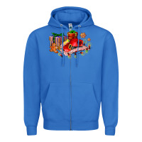 True Royal cowgirl hat with gifts and cookies Zipper Hoodie - AdoDesignShop