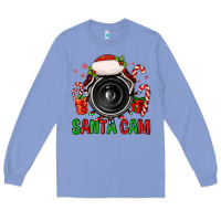 Colony Blue santa cam Long Sleeve Tee - FaDigitalArtStudio
