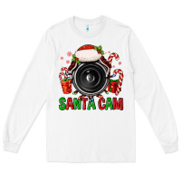 White santa cam Long Sleeve Tee - FaDigitalArtStudio