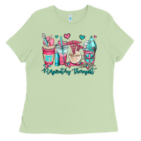 Matcha rt respiratory therapist coffee cups Ladies Tee - OliviaCreatesArt